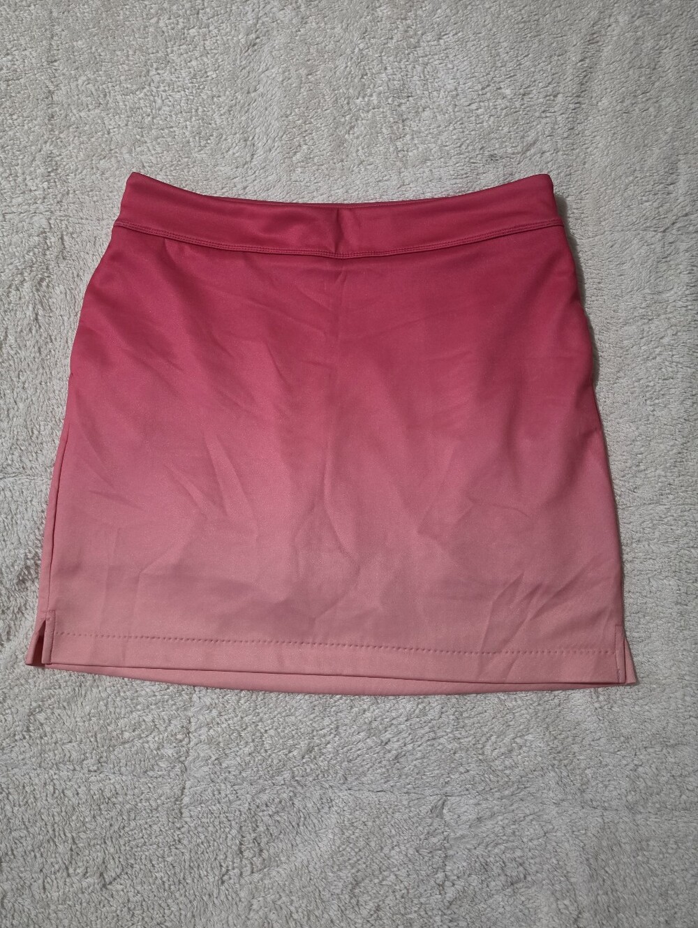 Greg Norman Ombre Pink Athletic Pull On Stretch Golf Skort Skirt Size Medium